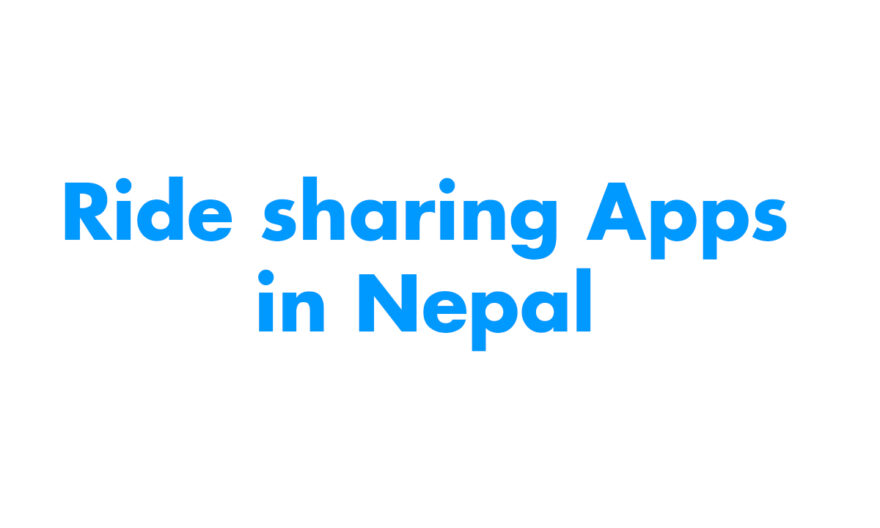 List of Ride Sharing Platform in Nepal